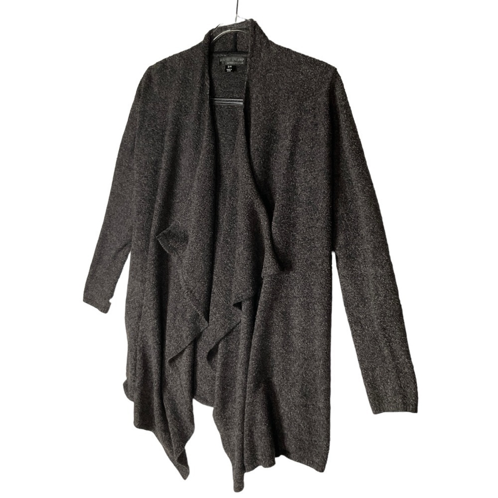 Barefoot Dreams Calypso Cardigan CozyChic Ultra Lite Long Open Brown Sz S M - Picture 6 of 10